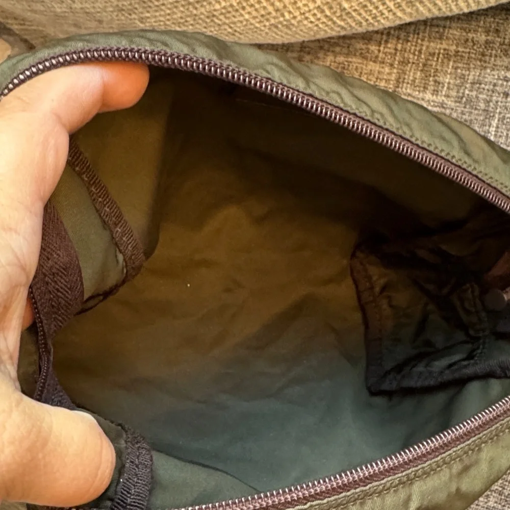 Prada  Hunter Green Toiletry Bag